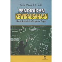 Image of Pendidikan Kewirausahaan: Untuk Sekolah dan Perguruan Tinggi